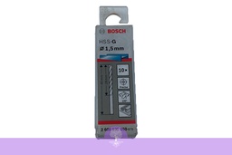 [2608595050] 1.5mm, BOSCH, Metal Drill Bit, HSS-G (10 PCs/Pack)