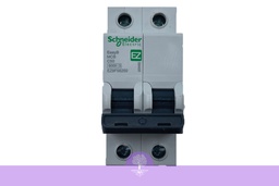 [EZ9F56250] 2P, 50A, 6kA, Easy9, C Curve, Schneider MCB Breaker