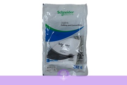 [DC6PCURJ01GYM] 1M, Cat6, Patch Cord, UTP, Grey, Schneider Network Ethernet Cable with RJ45