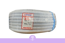 [WCC-20-W] 20mm, WIREMAN, Corrugated Conduit (White)