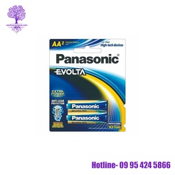 [DC-0101] LR6EG/2B, Panasonic, Premium Alkaline EVOLTA Battery, AA Size (2Pcs)