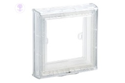 [E223M_TR] Full-Time Weatherproof Membrane,  Transparent IP55, Schneider  Switch Cover