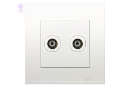 [KB32TV] 2Gang Schneider TV Co-Axial Outlet