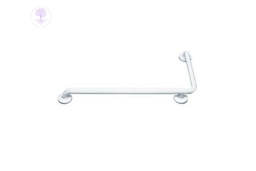 [WAC-WHT-BAD090] Right 90° Angle, Jaquar Grab Bar, White