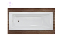 [JBT-WHT-FONT150X + JWA-CHR-DRNPIPE80] JBT-WHT-FONT150X + JWA-CHR-DRNPIPE80, Jaquar Built In Bathtub