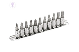 [202012] 11Pcs  1/4" HOTECHE Dr. Bit Socket Set