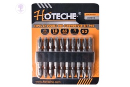 [251010] 10pcs (1/4*65mm*PH2) HOTECHE S2 Double End Screwdriver Bit