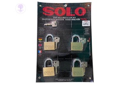 [1001044-40A] MK No. 4507 - 45mm/4 SQ, Master Key Gold (Short) (Four Pair), SOLO