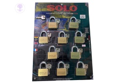 [1001048-40A] MK No. 4507 - 50mm/10 SQ, Master Key Gold (Short) (10 Pair), SOLO