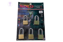 [1001067-40A] KA No. 4507 - 40mm/5 SQL, Same Line Gold Long (Five Pair), SOLO