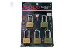 [1001061-40A] KA No. 4507 - 50mm/5 SQL, Same Line Gold Long (Five Pair), SOLO