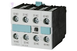 [3RH1921-1HA22] 4-pole SIEMENS auxiliary switch block for Size:S0 to S3, 2NO+2NC