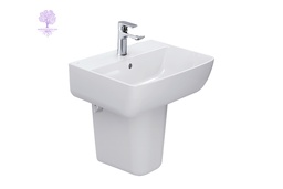 [AL-312VFC/BW1] W-530 x D-435 x H-503mm, INAX, Wall Hang Basin & Semi Pedestal