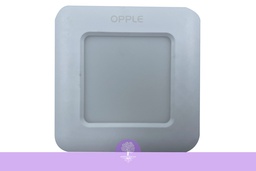 [Opple_00156] 6W, Pure White (4"), (Square), Opple Surface Mounted Slim Downlight, LEDDownlightSm-ESII S100-6W-6000-WH-NV