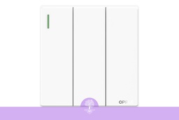 [Opple_00351] (3 gang, 1 way), (White), Opple Switch, F021631A-W