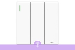 [Opple_00352] (3 gang, 2 way), (White), Opple Switch, F021632A-W