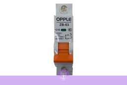 [Opple_00538] 20A, 1 Pole, Opple MCB, ZB-63C20-1P-breaker