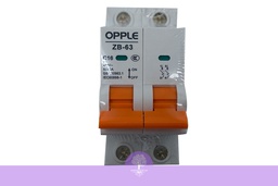 [Opple_00543] 16A, 2 Pole, Opple MCB, ZB-63C16-2P-breaker